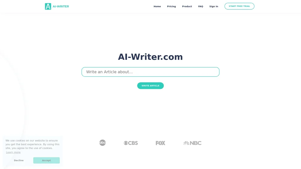 AI-Writer.com - Trustworthy AI Writing for Academia & Marketing