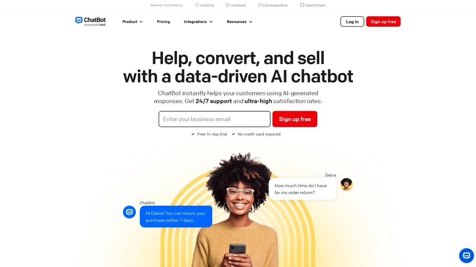 ChatBot | AI Chat Bot Software for Your Website