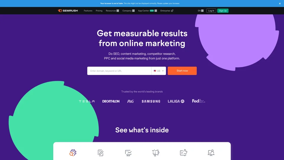 Semrush - Online Marketing Can Be Easy