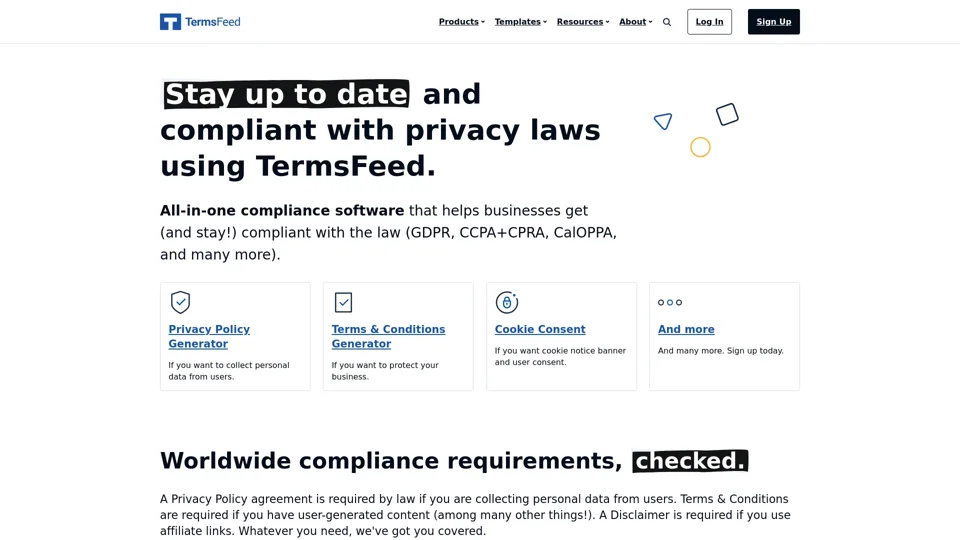 TermsFeed All-In-One: Privacy Policy, T&Cs, Cookie Consent