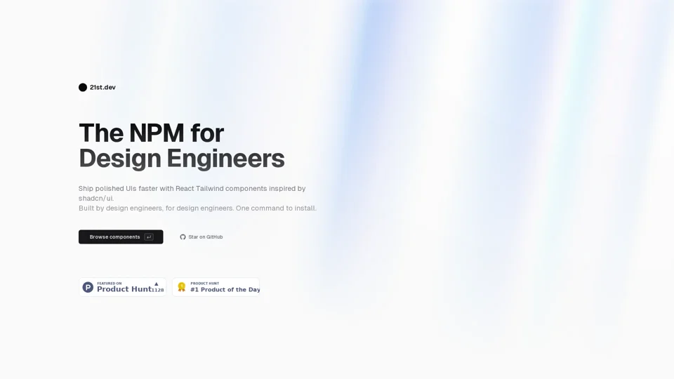 21st.dev – The NPM for Design Engineers